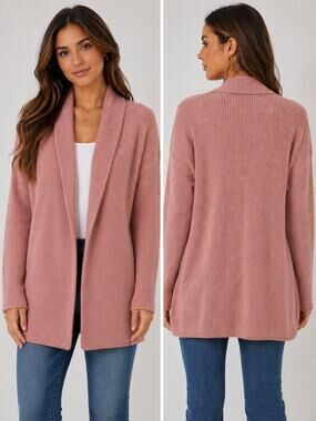 Express Pink Open Front Cardigan Sweater Sz XS Long Sleeve Casual NWT